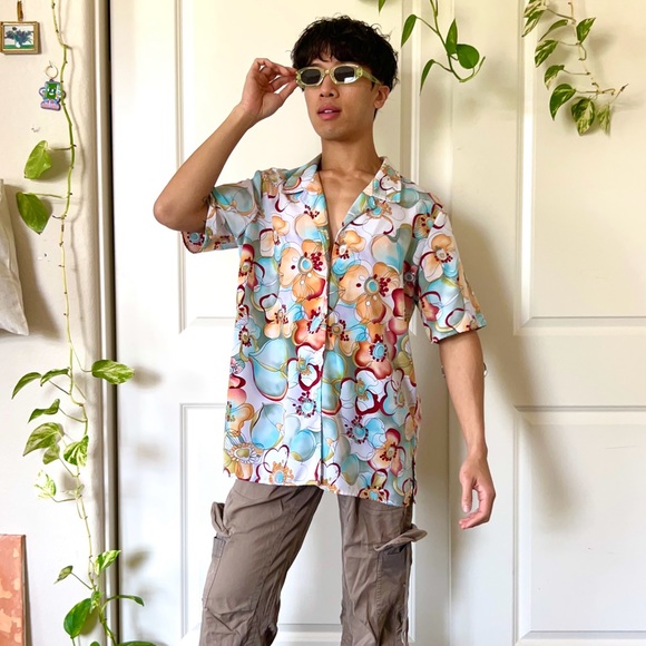 American Vintage Other - Vintage 70’s Style Floral Shirt